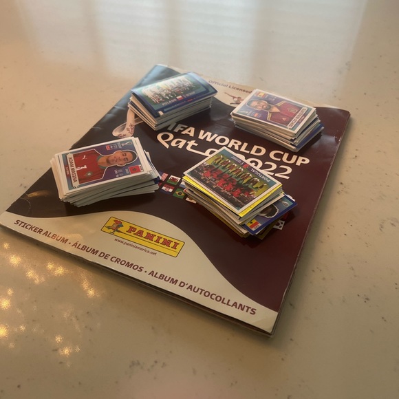 🚨MUST GO HUGE SALE🚨2022 Panini FIFA World Cup Sticker Book + World Cup Sticks - Picture 3 of 16